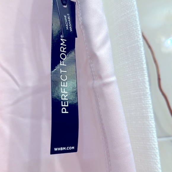 NWT Women’s White House Black Market Pink Perfect Form Contour Slim Ankle Pants - Picture 4 of 10